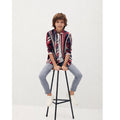 Boys Stripes Casual Shirt (A-952)
