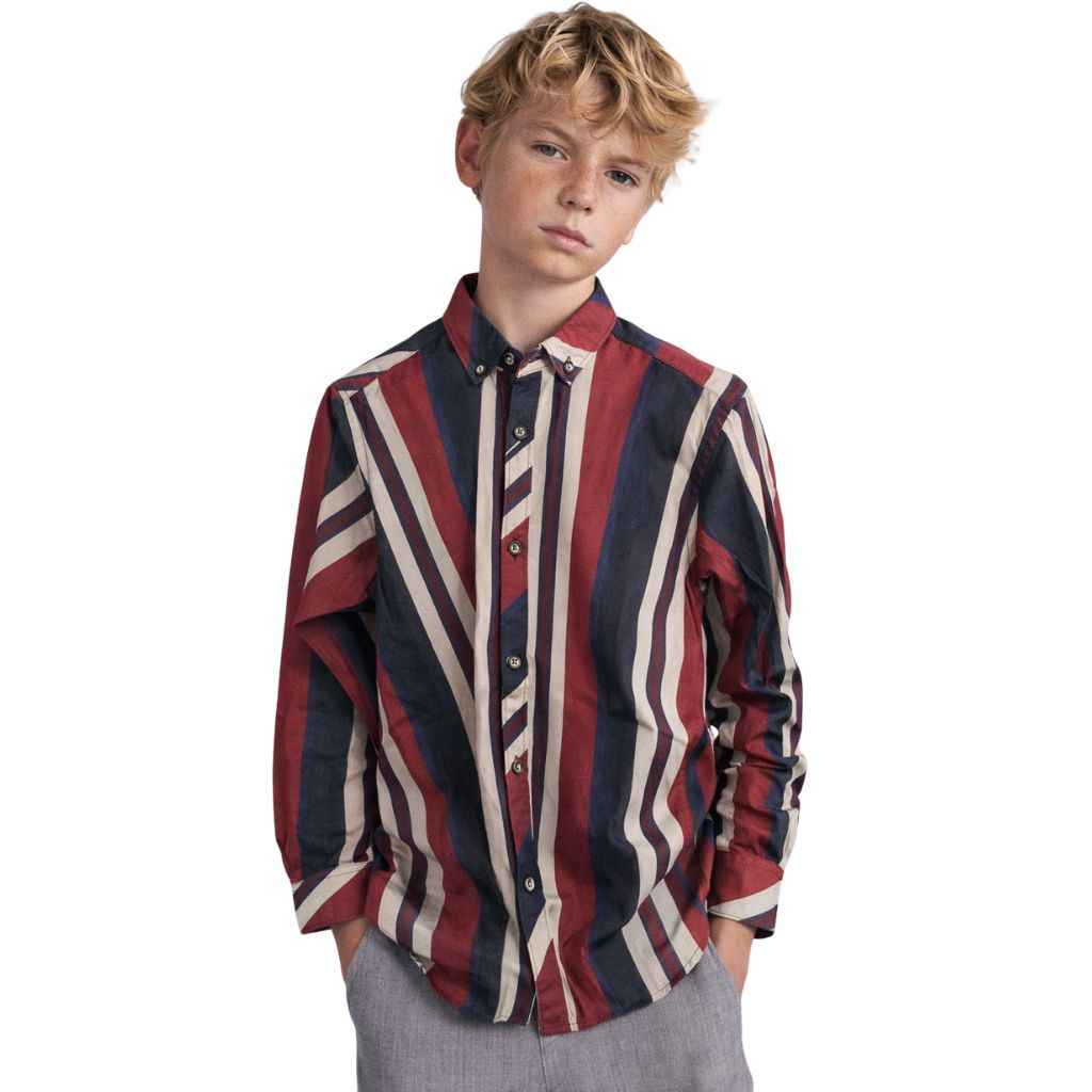 Boys Stripes Casual Shirt (A-952)