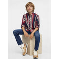 Boys Stripes Casual Shirt (A-952)