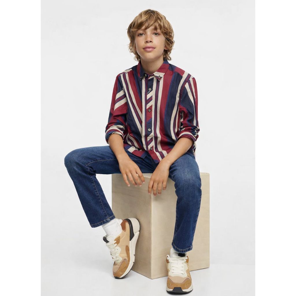 Boys Stripes Casual Shirt (A-952)