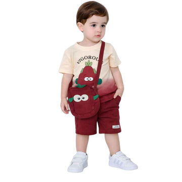 Blood Red Boys Printed Track Suit (A-4064)