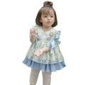 Girls Floral Frock(A-4080)