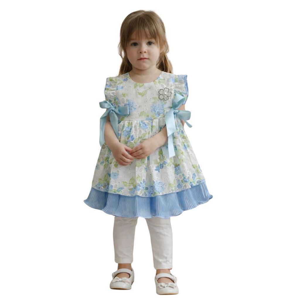 Girls Floral Frock(A-4080)