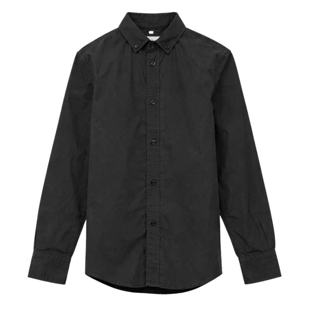 Charcoal Black Boys Casual Shirt (A-945)