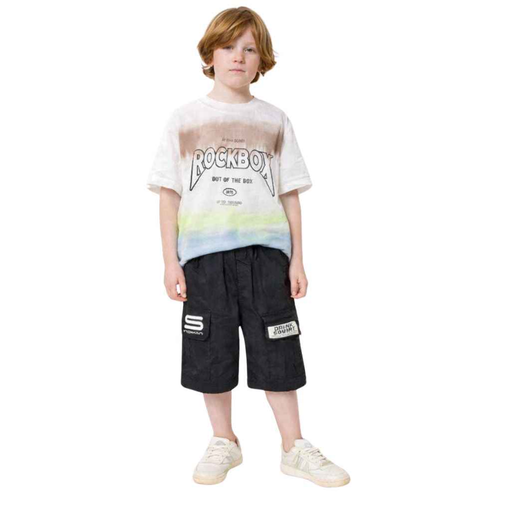 Boys multi Shaded Printed Track Suit (A-4082)