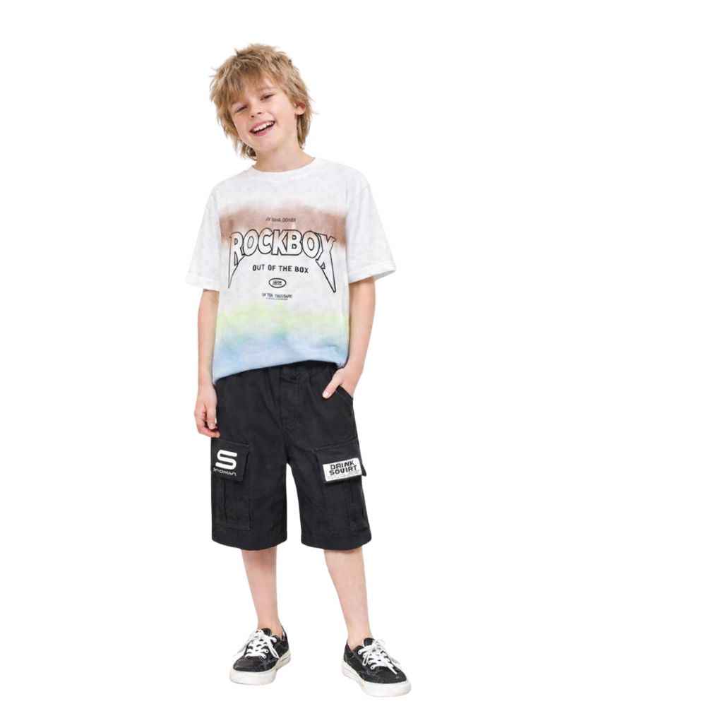 Boys multi Shaded Printed Track Suit (A-4082)