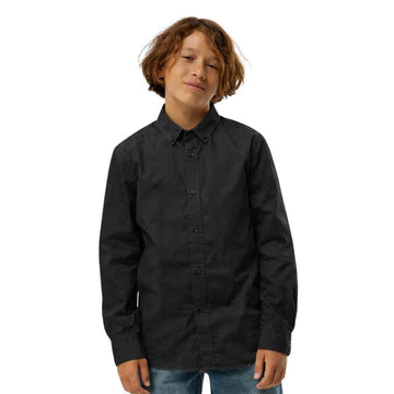 Charcoal Black Boys Casual Shirt (A-945)