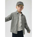 Micro Check Boys Casual Shirt (A-1282)