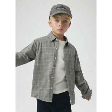 Micro Check Boys Casual Shirt (A-1282)