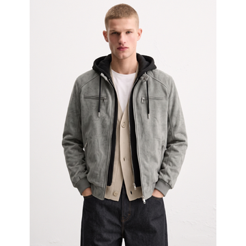 Glacier Synthetic Leather Jacket (A-5328)