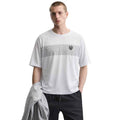 White Self Texture Dry Fit T-shirt (A-3291)