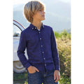 Boys Self Cotton Casual Shirt (A-1803)