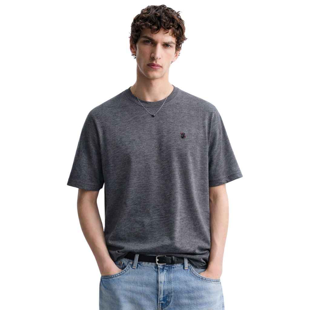 Grey Shaded Mens Dry Fit T-Shirt (A-1374)