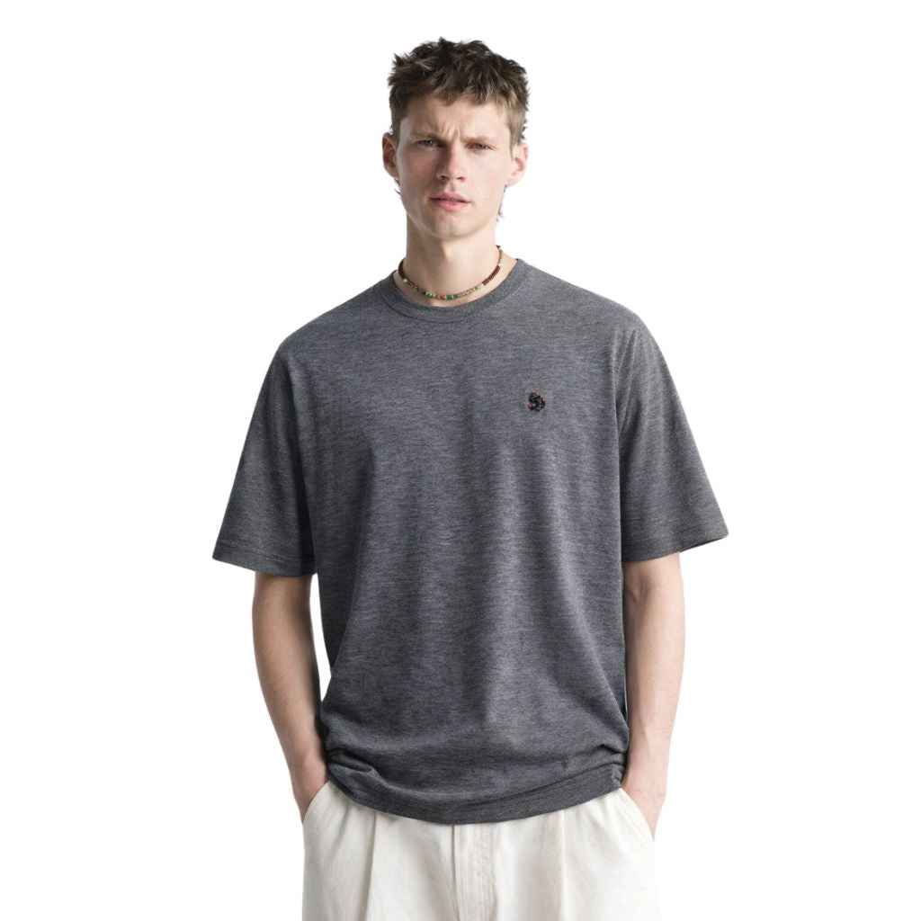Grey Shaded Mens Dry Fit T-Shirt (A-1374)