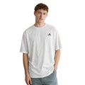 White Self Dotted Mens Dry Fit T-Shirt (A-3298)