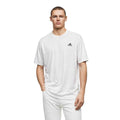 White Self Dotted Mens Dry Fit T-Shirt (A-3298)