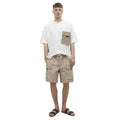 Beige Color Mens Lose Fit Short (A- 3620)