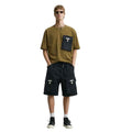 Mustard & Black Contrast Combination Mens Track Suit (A-3618, A-3617)