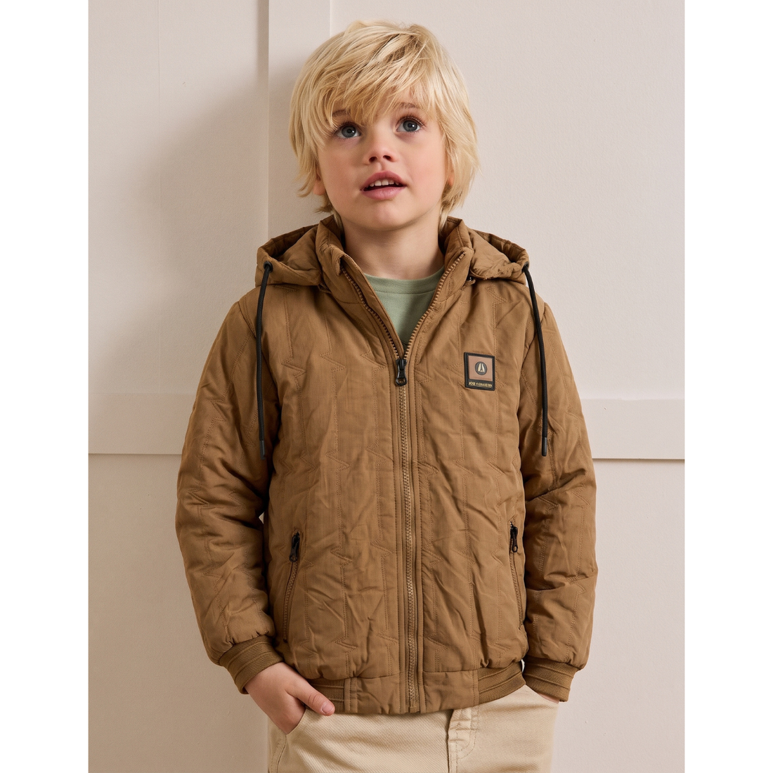 Camel Color Kids Winter Jackets (A-5315)
