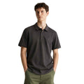 Dark Brown Honey Cumb Fabric Polo (A-3405)