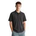 Dark Brown Honey Cumb Fabric Polo (A-3405)