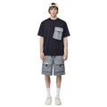 Grey Loose Fit Mens Short (A-3622)