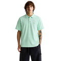 Sea Green Color Self Texture Honey Cumb Fabric Polo (A-3405)