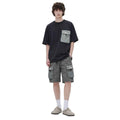 Grey Loose Fit Mens Short (A-3622)