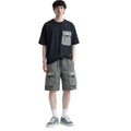 Grey Loose Fit Mens Short (A-3622)