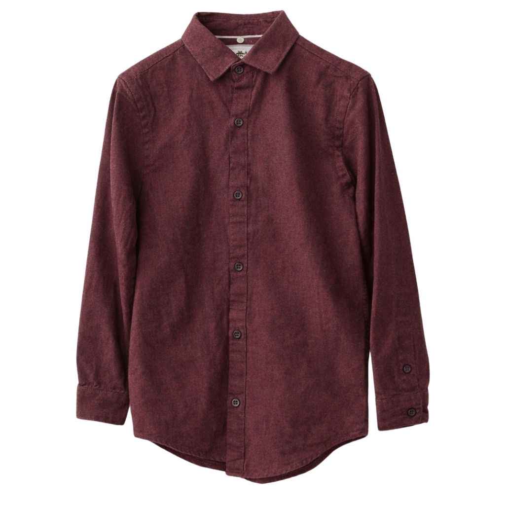 Maron Boys Cotton Casual Shirt (A-1818)