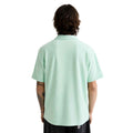 Sea Green Color Self Texture Honey Cumb Fabric Polo (A-3405)