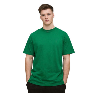 Green Mens Jersey Round Neck T-Shirt(A-3410)