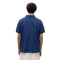 Ink Blue Honey Cumb Fabric Polo (A-3405)