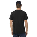 Dark Black Color Lemon Denim Mens Basic Tee (A-3410)