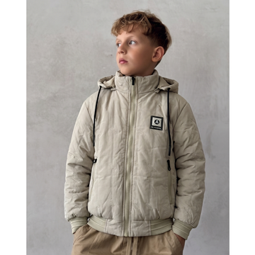 Glacier Grey Kids Puffer Jacket (A-5315)