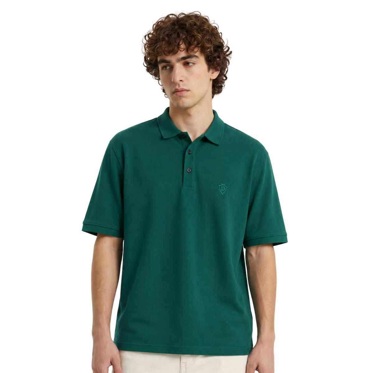 Flag Green Honey Cumb Fabric Polo (A-3405)