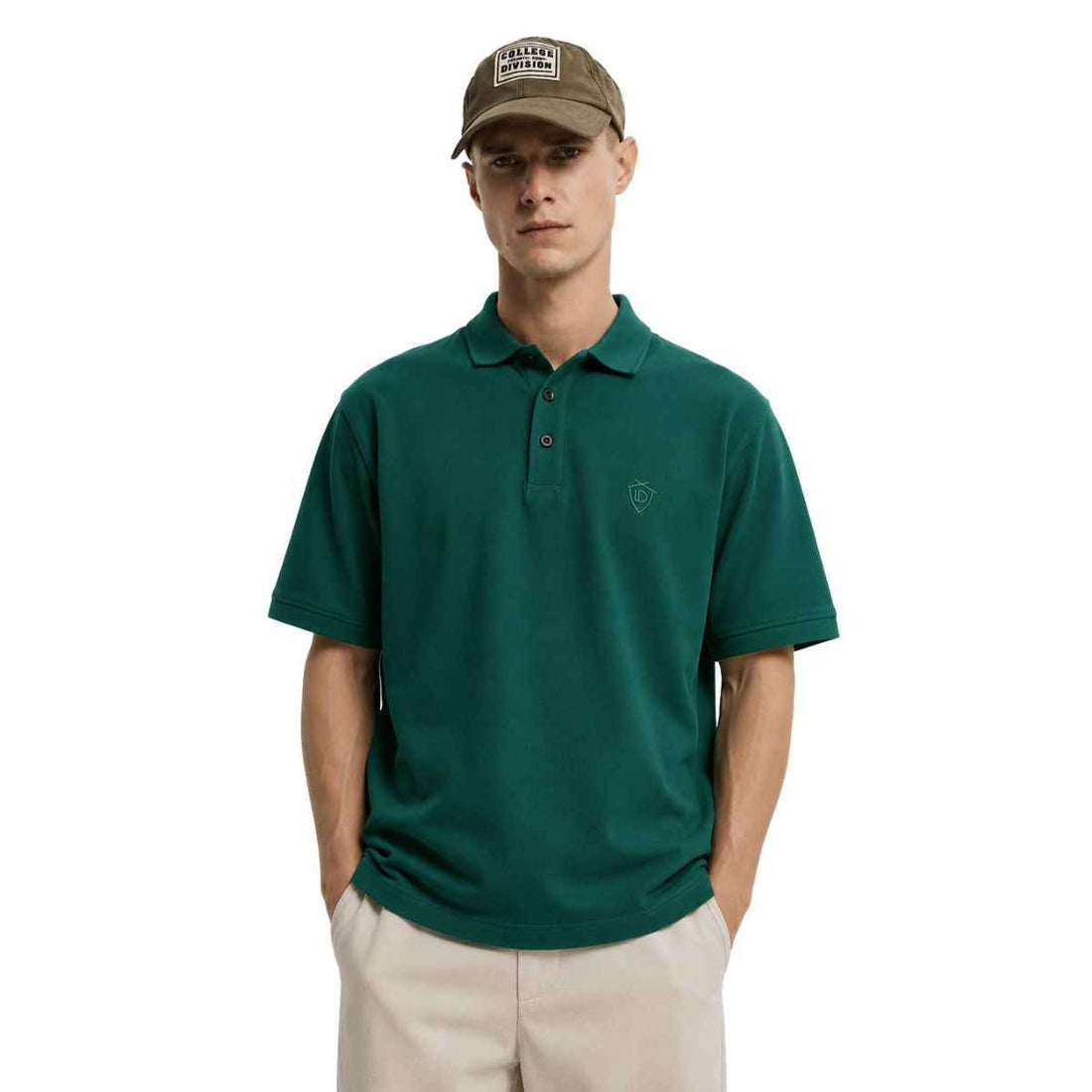 Flag Green Honey Cumb Fabric Polo (A-3405)