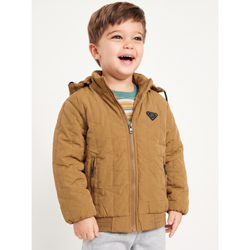 Camel Color Boys Puffer Jacket (A-5309)