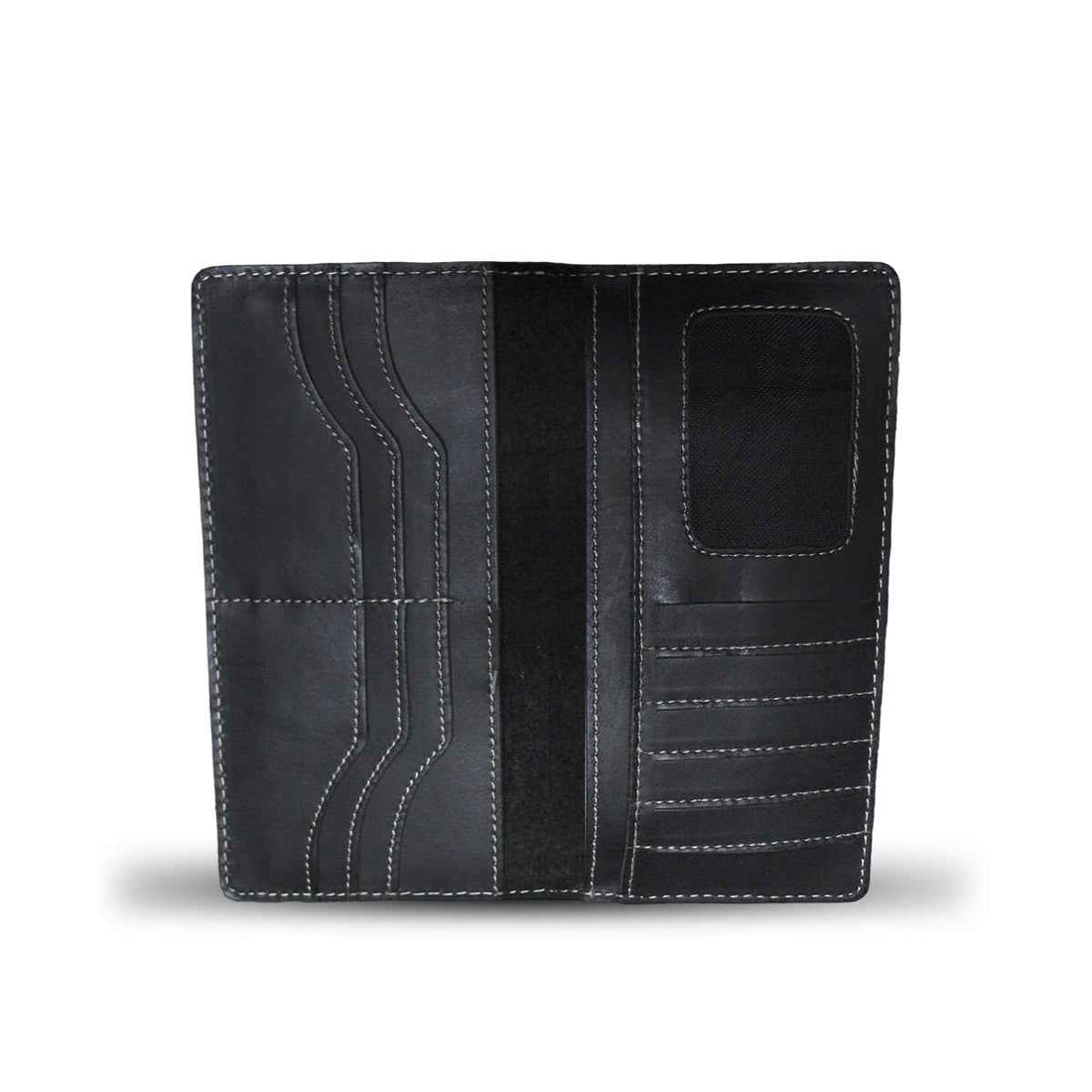 Original Leather Wallet A-3231 - Premium Quality Men's Accessory - LEMON DENIM