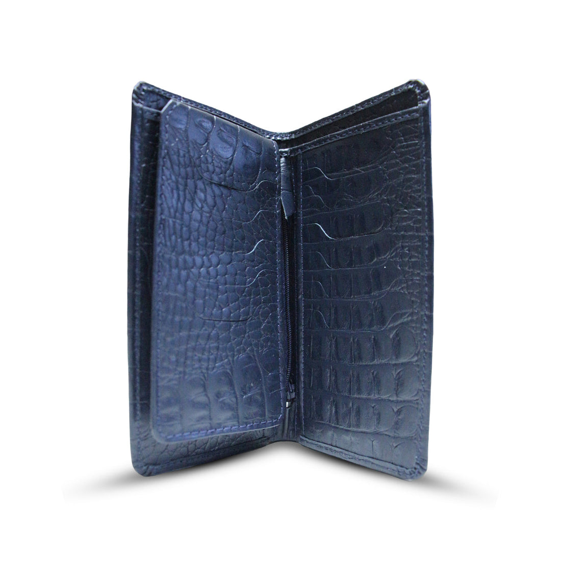 Original Leather Wallet A-3232 - Premium Quality Men's Accessory - LEMON DENIM
