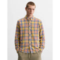 Light Yellow Casual Check Shirt (A-1421)