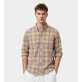 Light Yellow Casual Check Shirt (A-1421)