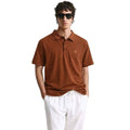 Brown Color Half Sleeve Designer Polo (A-3549)