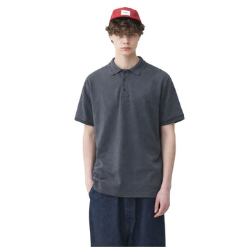 Grey Color Lemon Denim Polo(A-3408)