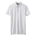White Self Texture Dry-Fit Mens Polo (A-3518)