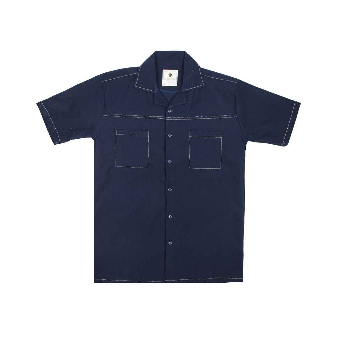 Cuban Collar Jacquard Shirt (LT-144-A-3457)