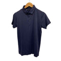 Navy Blue Self texture Dry-Fit Mens Polo (A-3518)