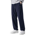 Navy Blue Center Line Mens & Womens Loose Fit Trousers (A-3673)