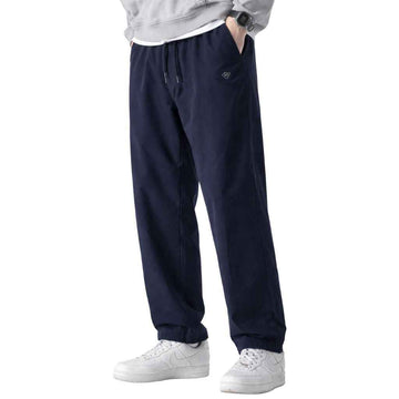 Navy Blue Center Line Mens & Womens Loose Fit Trousers (A-3673)
