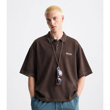 Dark Brown Imported Elite Polos (A-4953)